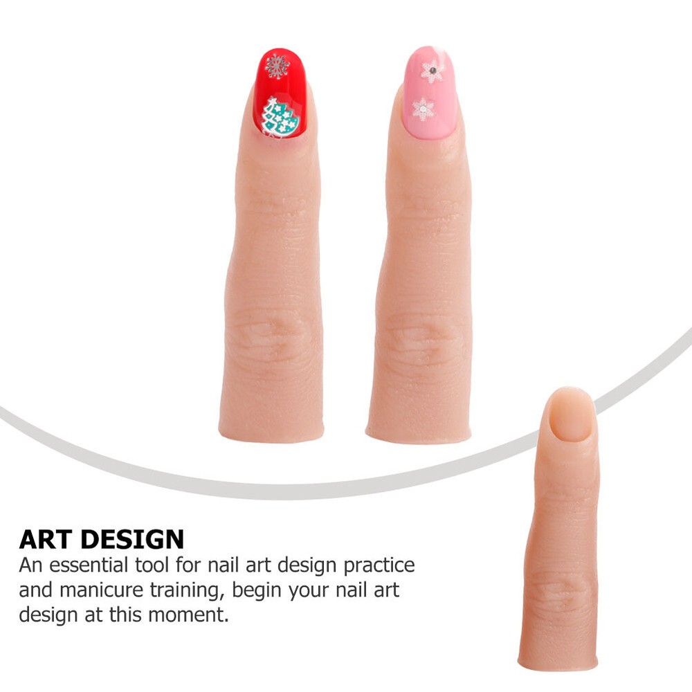 Prosthetic Finger Tips Fake Fingers Full Silicone Practice Hands
