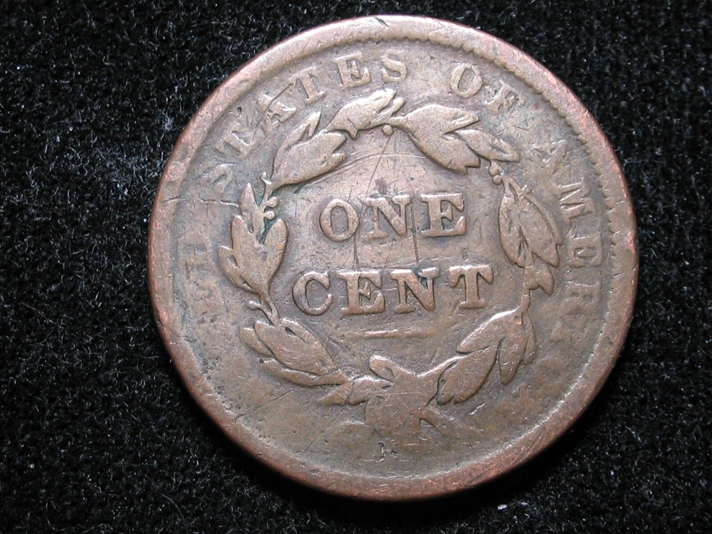 1838 LARGE CENT * CORONET HEAD * FREE SHIPPING