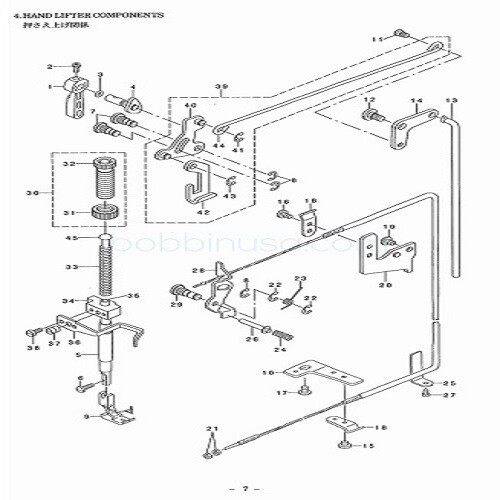 Presser Spring Regulator Nut Juki DDL-5550 Genuine