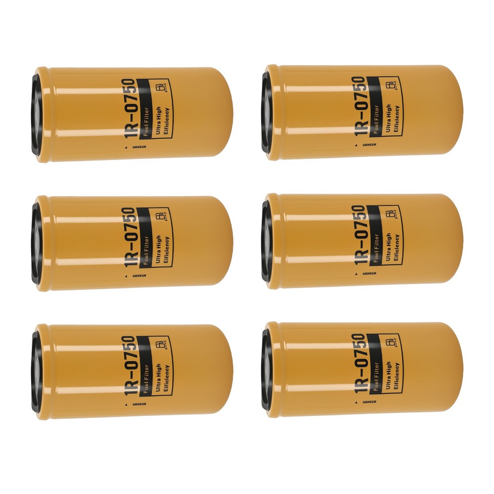 Diesel Filter Pack for CAT 3304 3306 1R-0750 Direct Replacement 6PC