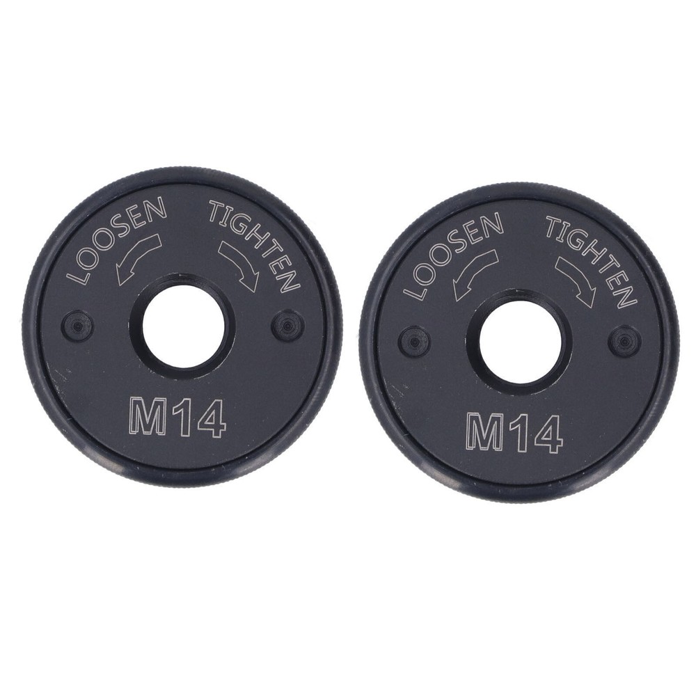 2PCS Angle Grinder Flange Nuts M14 Female Thread 47mm Diameter Quick Release