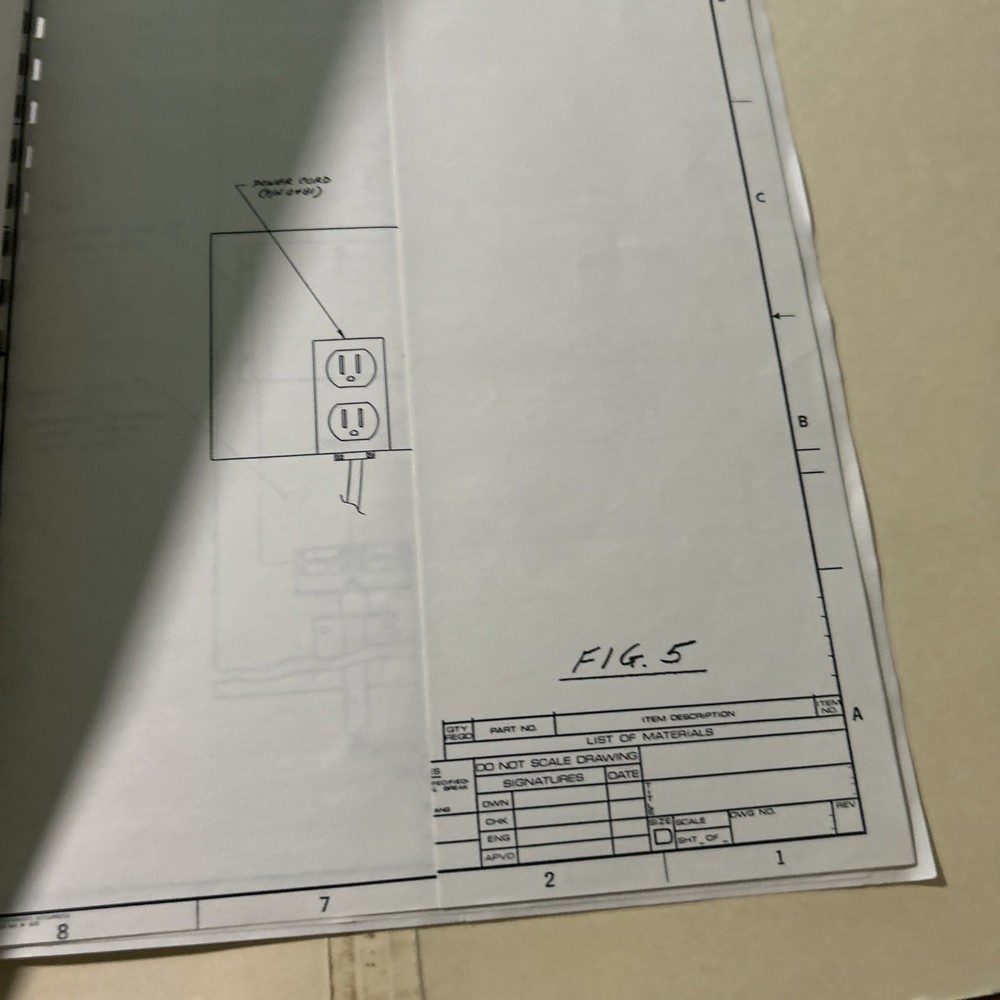 Original Shoot Out Meltec arcade game owners manual