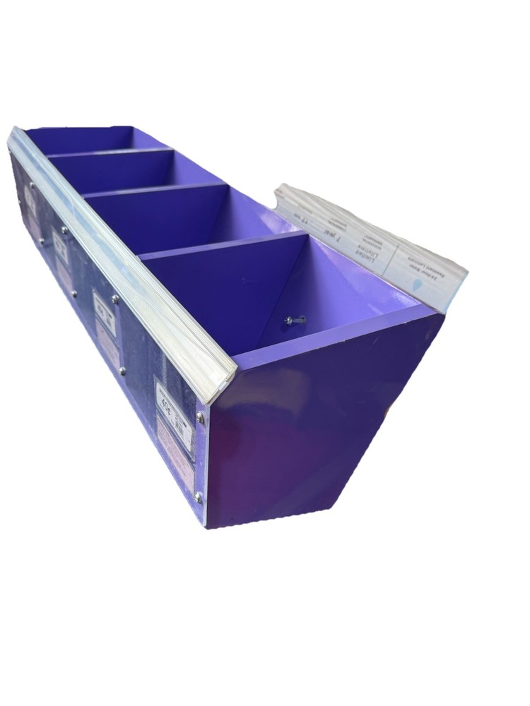 store display shelf container wall mounting clear front open Hanging Container