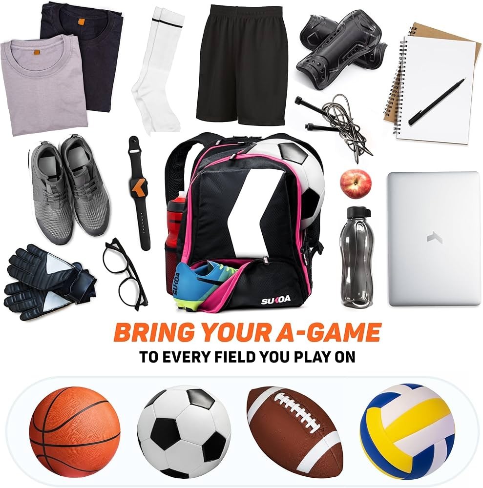 Pink Sukoa Soccer Bag