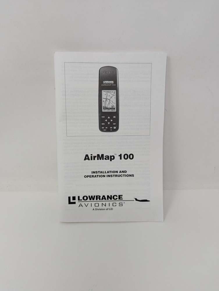 Airmap 100 Lowrance Avionics