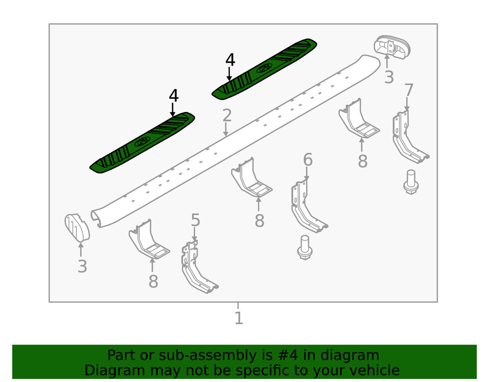Genuine Ford Step Pad BC3Z16490A