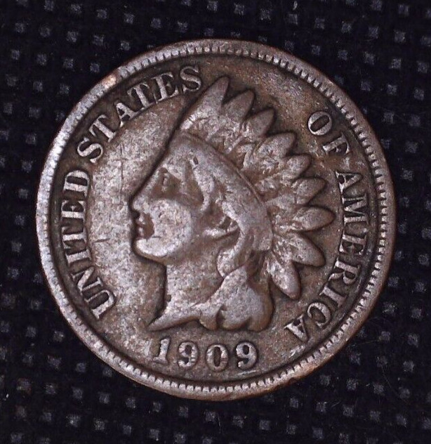 1909 INDIAN HEAD CENT PENNY BETTER DATE  1(C) #015