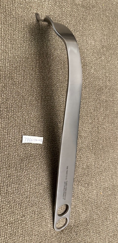 1PCS---FLARED COBRA RETRACTOR LEFT DOUBLE /PRONG 15"