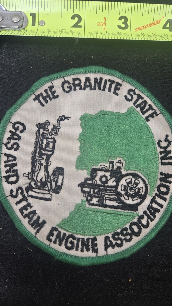 THE GRANITE STATE GAS AND STEAM ENGINE ASS.PATCH