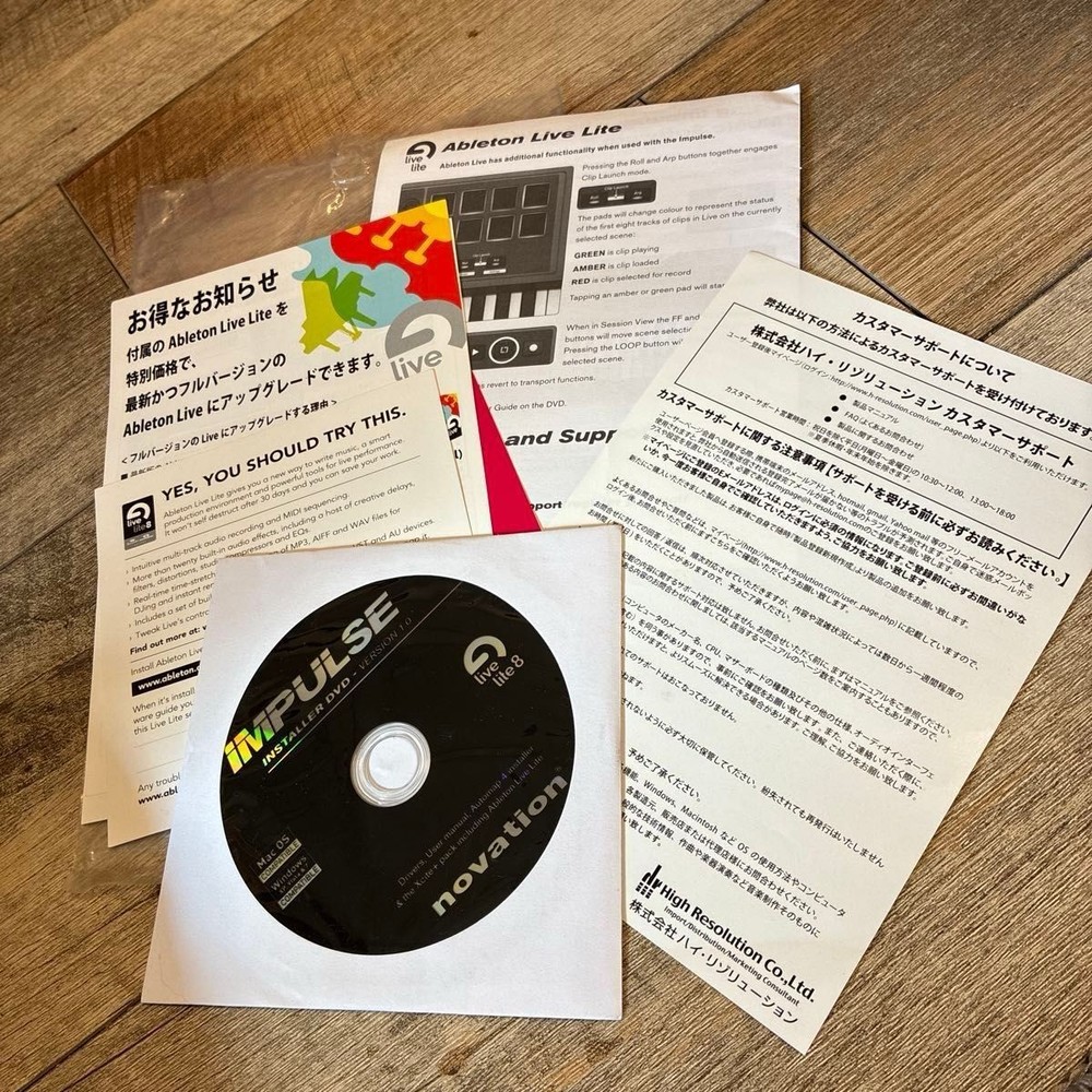 Novation Impulse 25 MIDI Keyboard Controller 25-Key USB DAW Pad Japan Tested