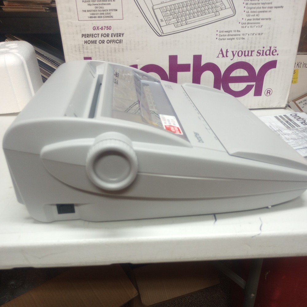Brother GX-6750 Daisy Wheel Correctronic Electronic Typewriter Tested & Working!