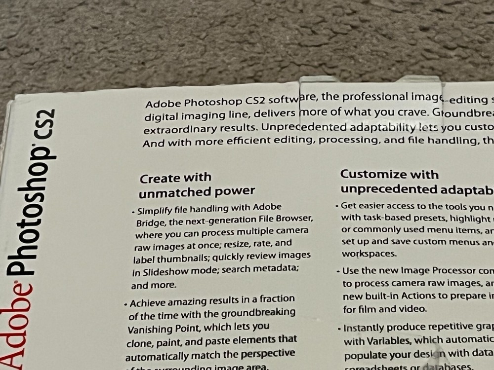 Adobe PhotoShop 7.0 CS2 User Guide Training Video Workshop Vintage