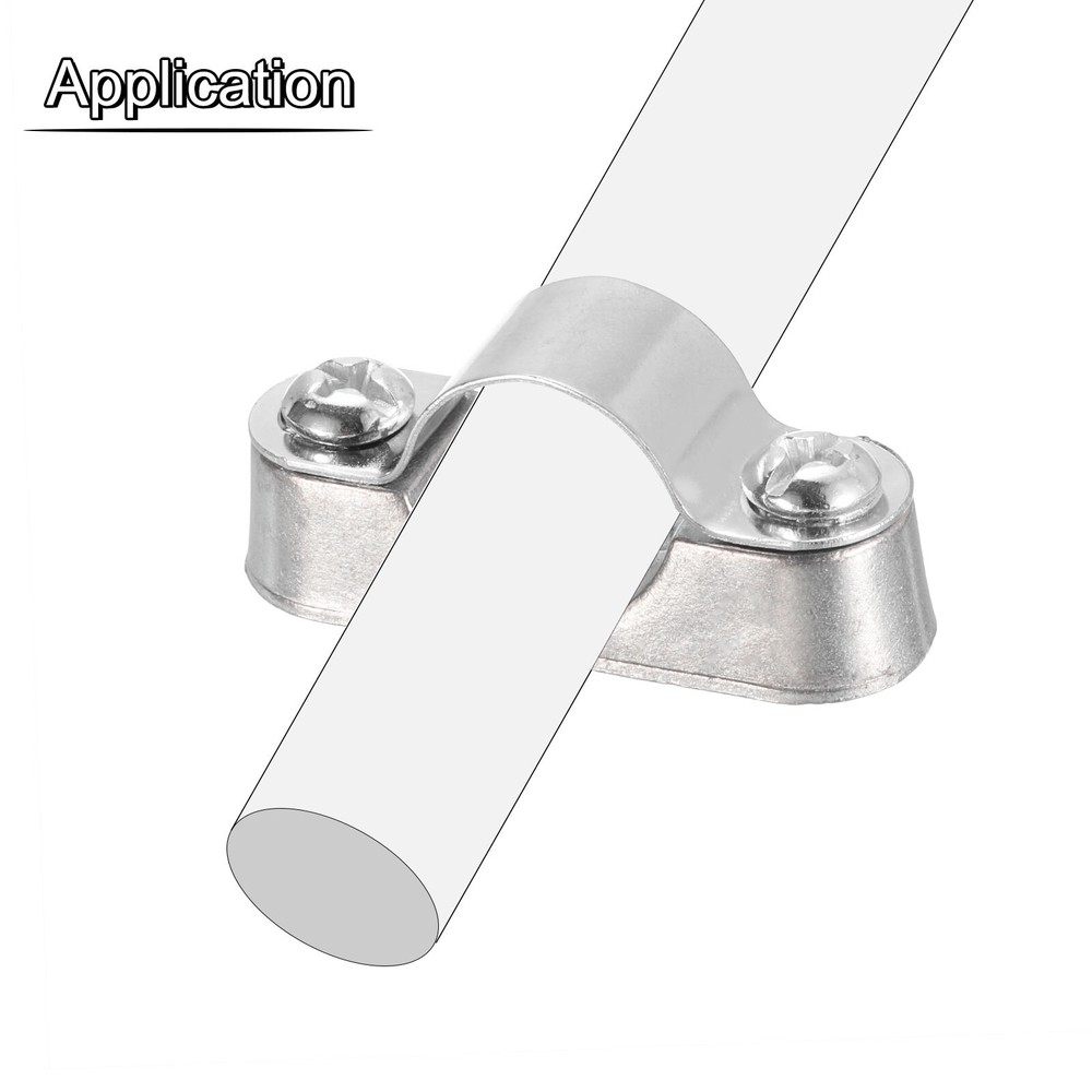 10Pcs Pipe Support Pipe Bracket Clamp Wall Mount Ceiling Mount for 25mm Pipe