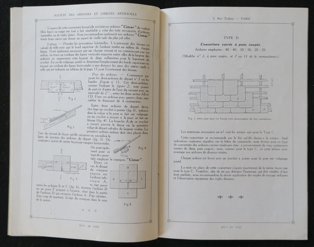 1923 CIMAR Artificial Slate and Cement Catalog Catalog