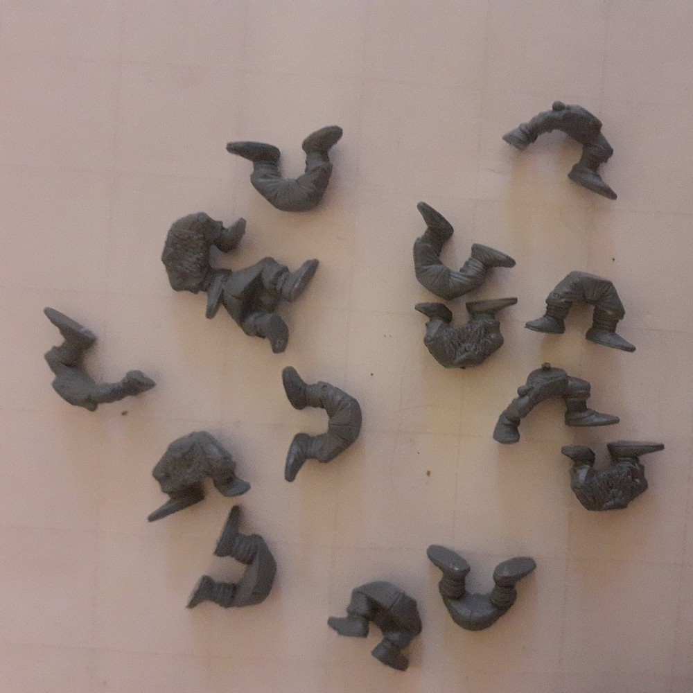 Warhammer Orcs & Goblins 20 Goblin Archers plastic oop full command