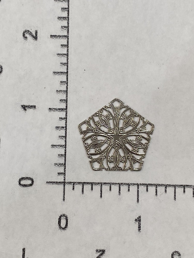 2 - Filigree Stamping Jewelry Making Component