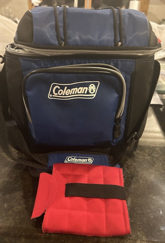 New Genuine COLEMAN 9 Can Soft Shell Cooler, Plastic insert