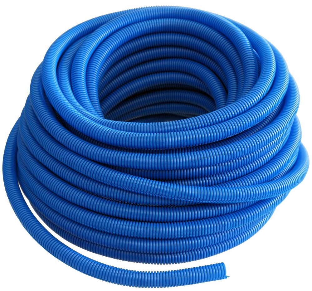 Absolute SLT14-100BL 100' 1/4" blue split wire loom conduit polyethylene