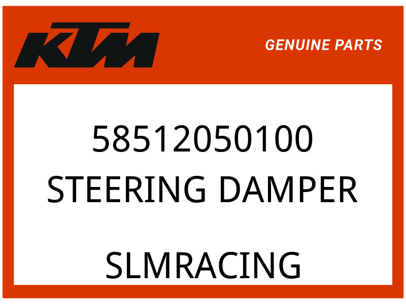 KTM OEM Part 58512050100 STEERING DAMPER