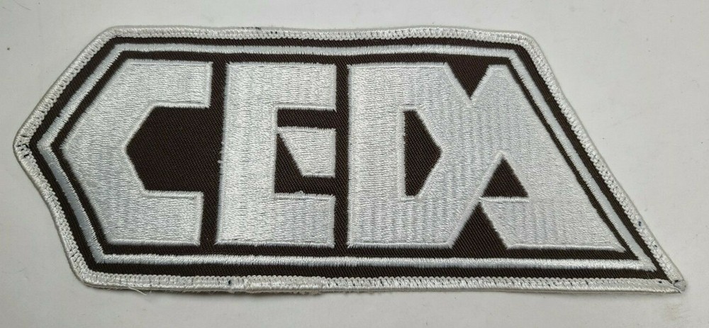 CEDA Safety Response Large Back Embroidered Patch 7.5x3 Inches