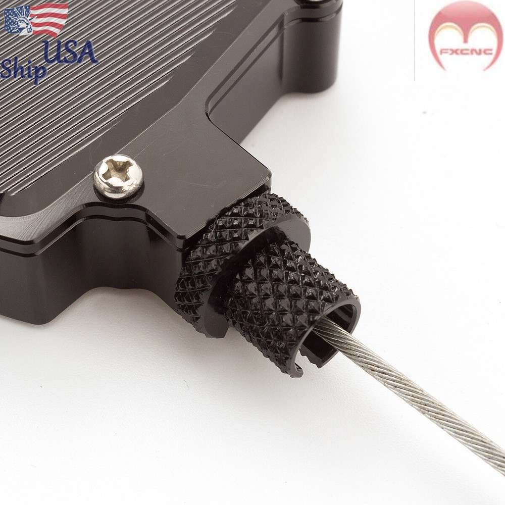 Universal CNC Motorcycle Stunt Clutch Easy Pull Cable Lever Replacement System 1