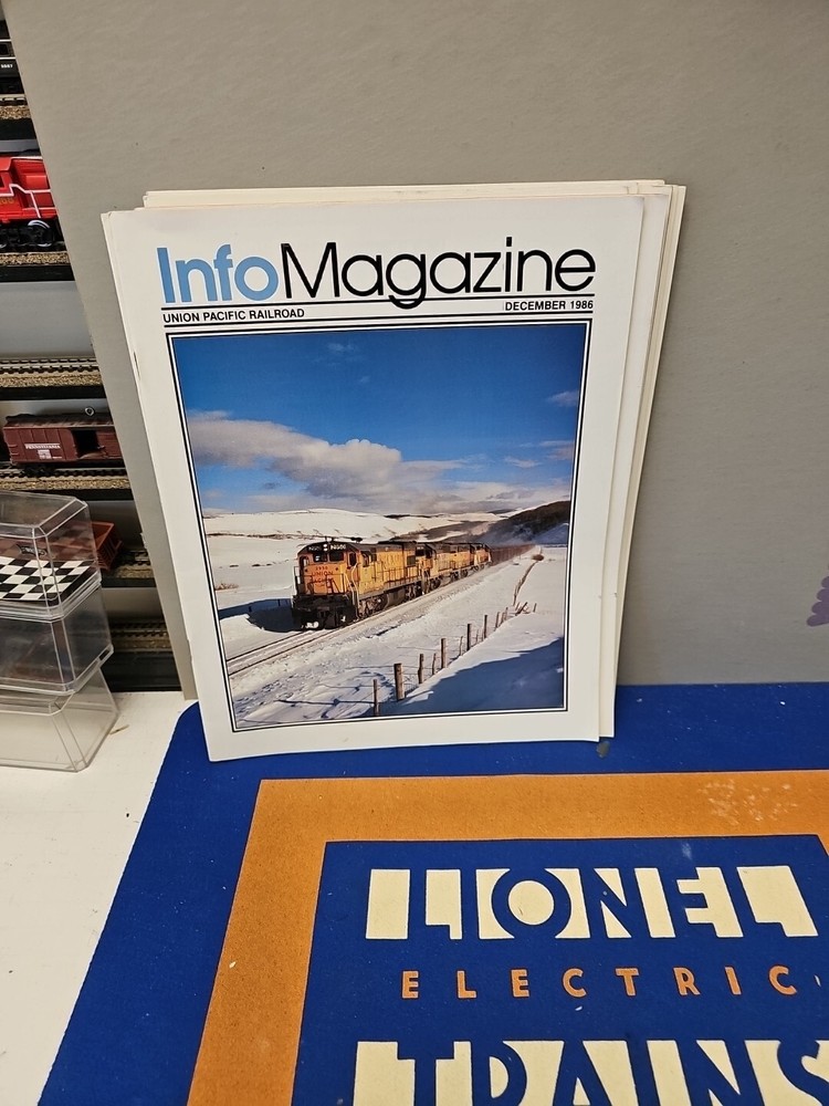 Info Magazine Union Pacific System 1986 11 Issues