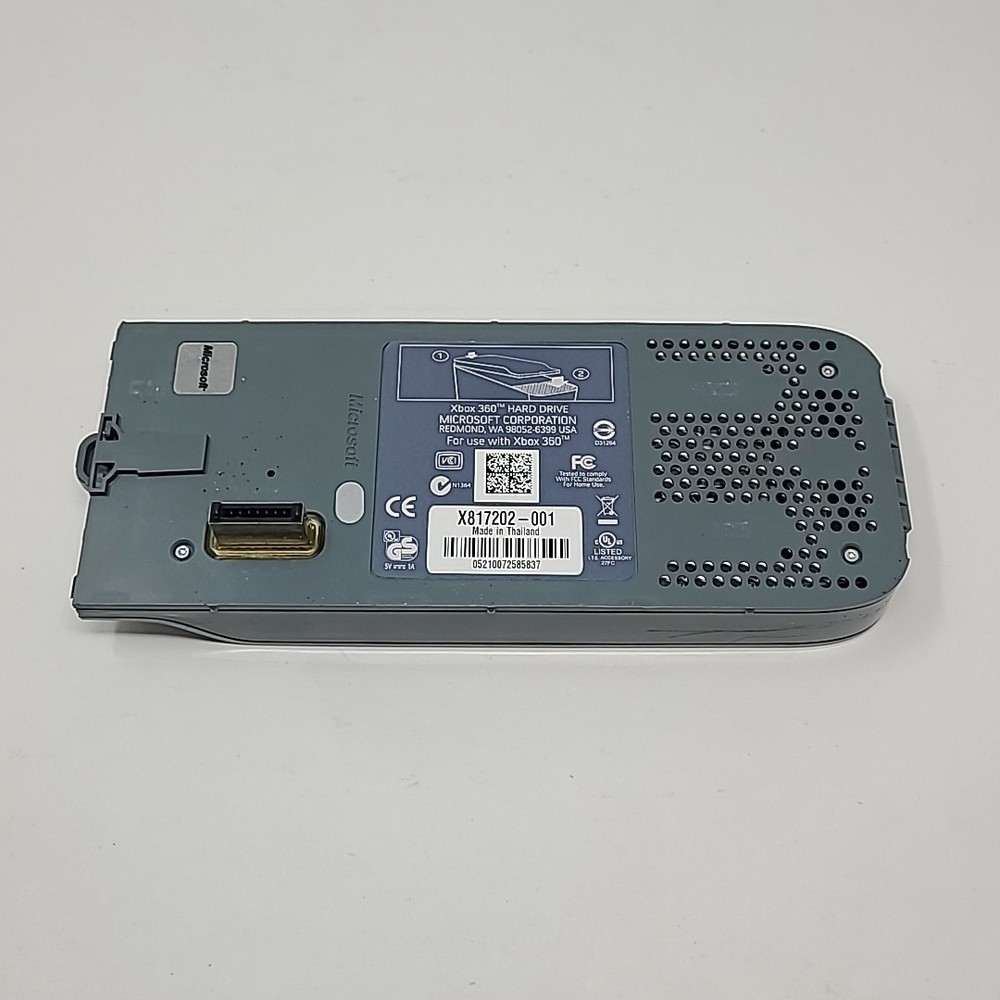 OEM Official Microsoft Xbox 360 External Hard Drive HDD 60GB Tested