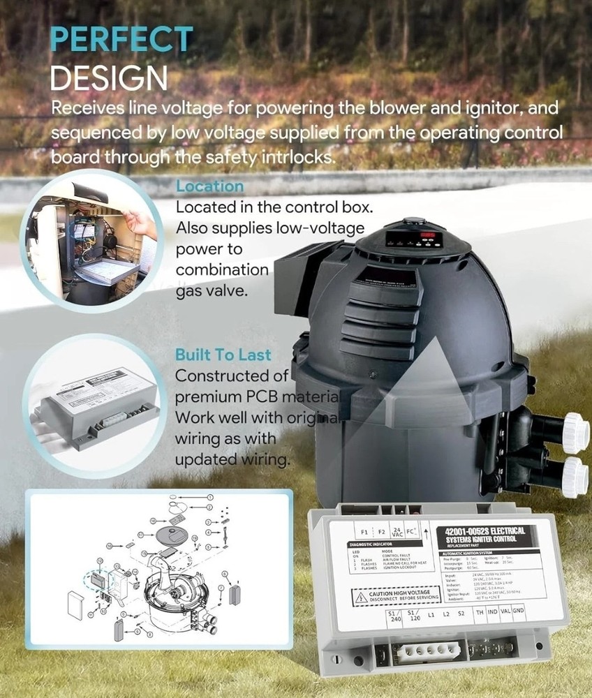 42001-0052S For Pentair Max-E-Therm Ignition Control Module MasterTemp Heaters