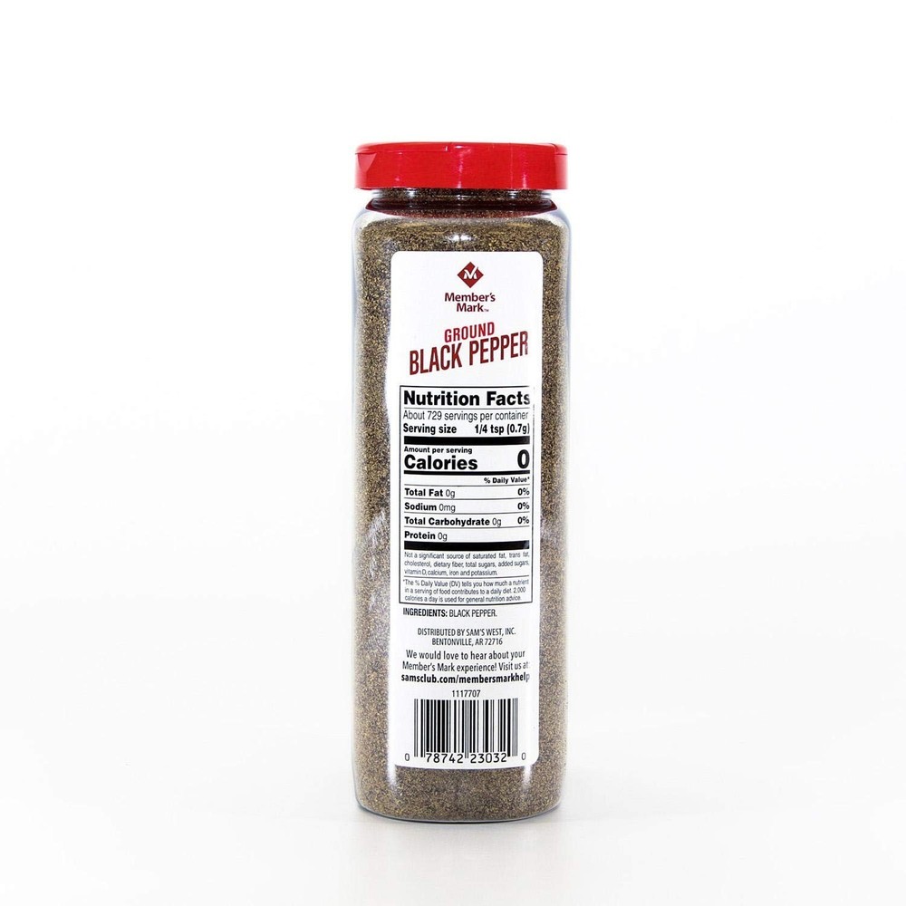 Member's Mark Ground Black Pepper, 18 oz