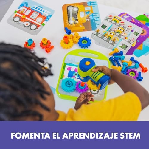 Design & Drill Gears Workshop - Construction Toys & Toddler Tools, Kids Tool