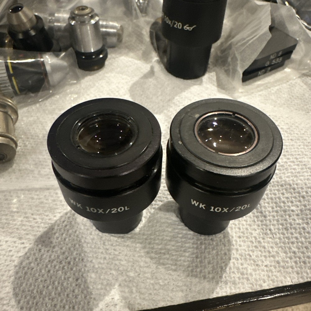 OLYMPUS WK 10X/20L SET MICROSCOPE EYEPIECES