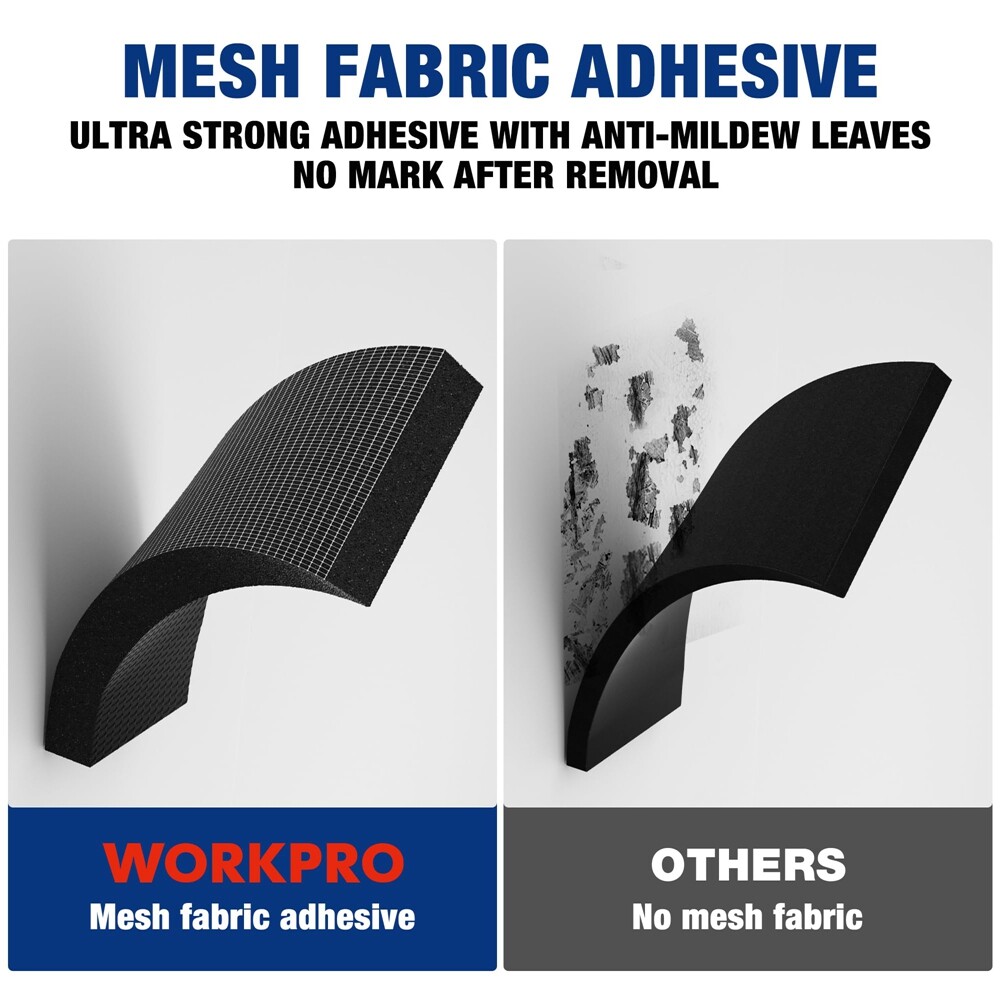 WORKPRO Garage Wall Protector 4 Pack Car Door Protector for Collision Protection