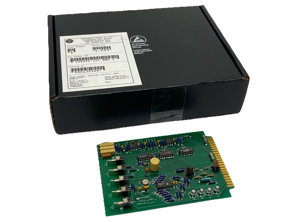Westinghouse 100025-111 Rep Y Test Generator PCB Assembly