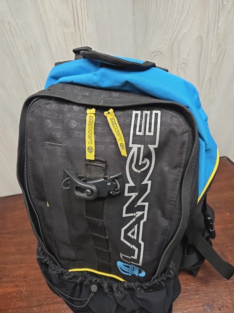 Lange Ski Snowboard Back Pack Boot Bag Black Blue