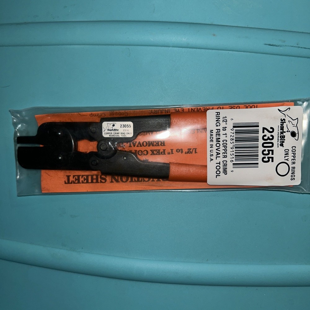 SharkBite 23055 PEX Copper Crimp Ring Removal Tool 1/2" To 1"