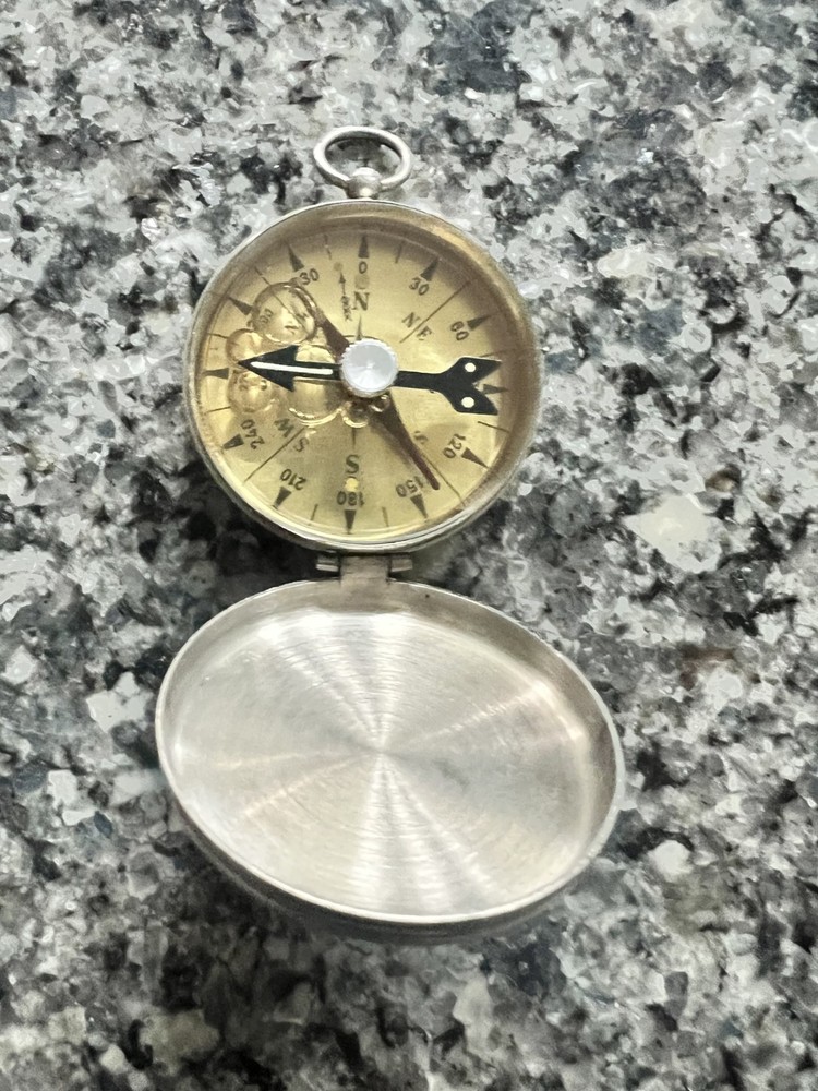 Vintage 1940's German Liquid Filled Hunter Case Compass