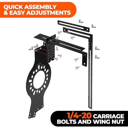 Wheel Fitment Tool, Offset Measuring Mockup Tool Wheel Simulator for Fits 5 Lug