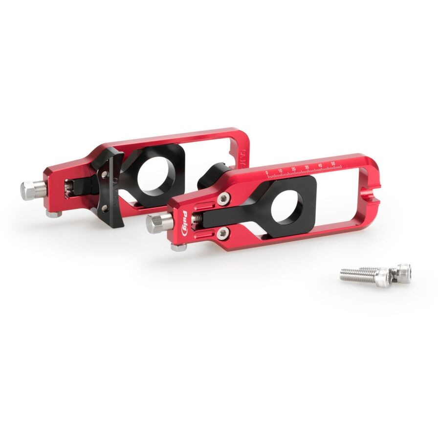 Puig Chain Tension Adjuster - Red 20695R