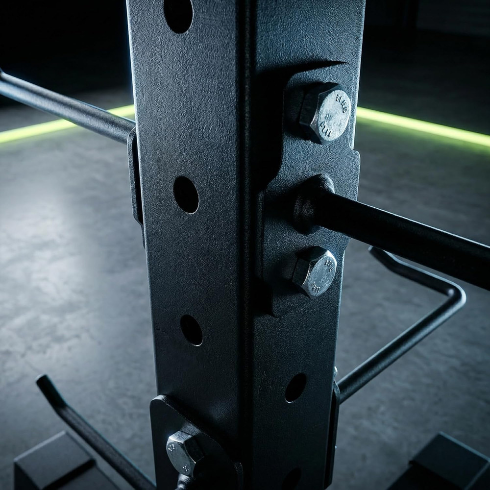 Cable Attachments Rack for Gym Accessories, Lat Pull down Bar Organizer with Hoo