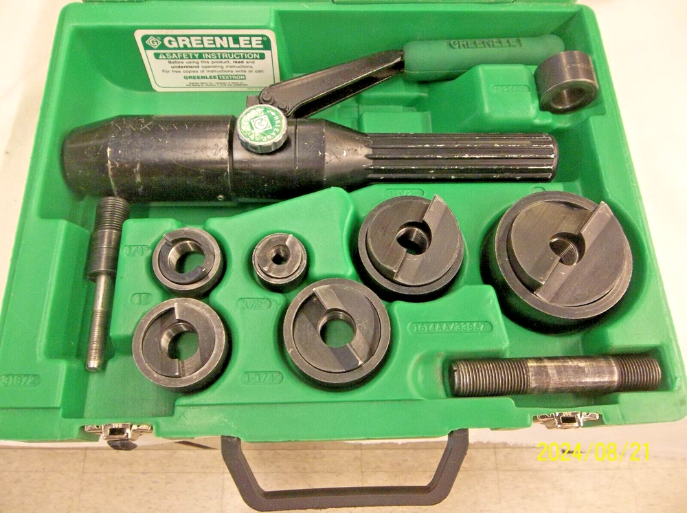 Greenlee 7804SB/7806SB Quick Draw Hydraulic Punch Driver Kit
