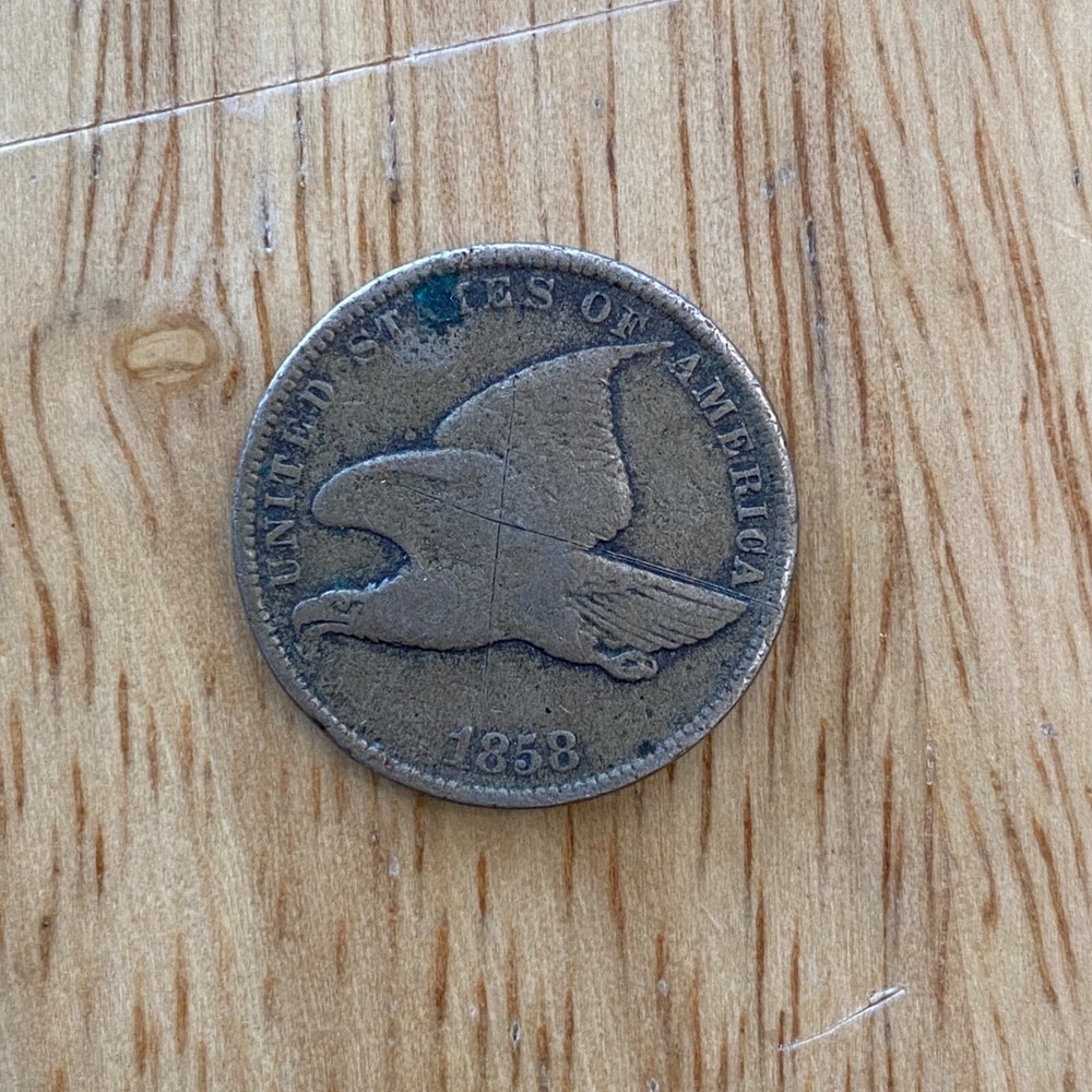 1858 Flying Eagle Penny - Small Letters