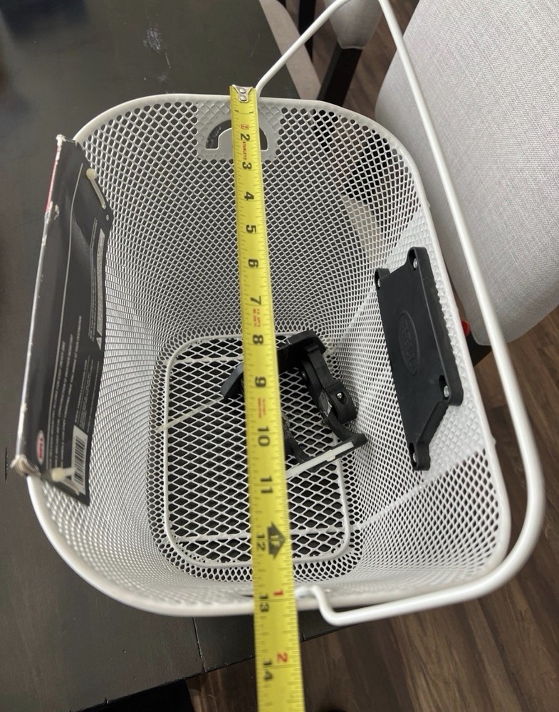 bell white bicycle tote 500