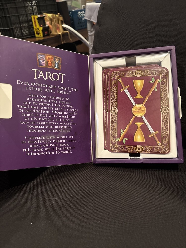 EASY TAROT Card Complete Deck (78 Cards) - No Book Oracle Divination Witch Pagan