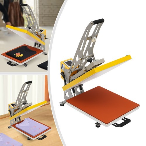 Clamshell Semi-Auto Open Heat Press Machine with Slide Out Function Heavy Duty