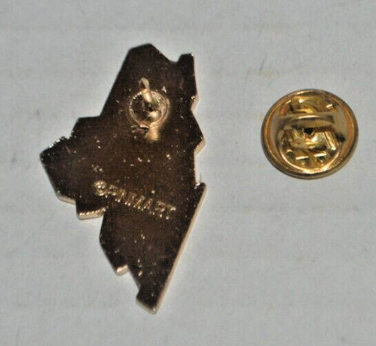 Dirigo Maine State-Shaped Souvenir Lapel Pin