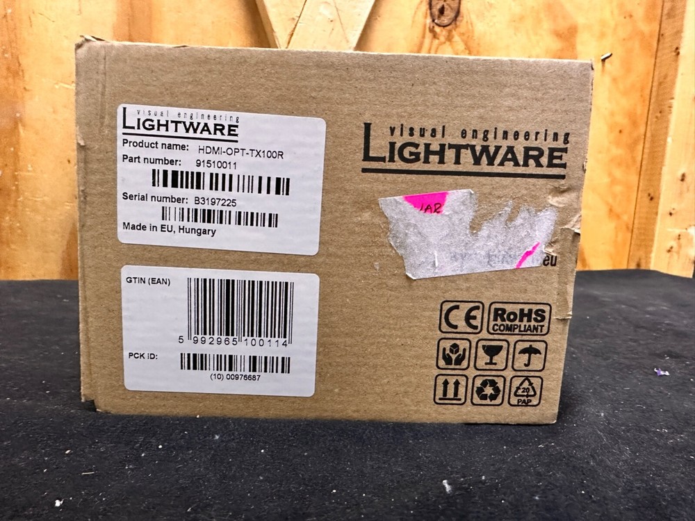 Lightware HDMI-OPT-TX100R Multimode Fiber Transmitter - New in Box - NO Receiver