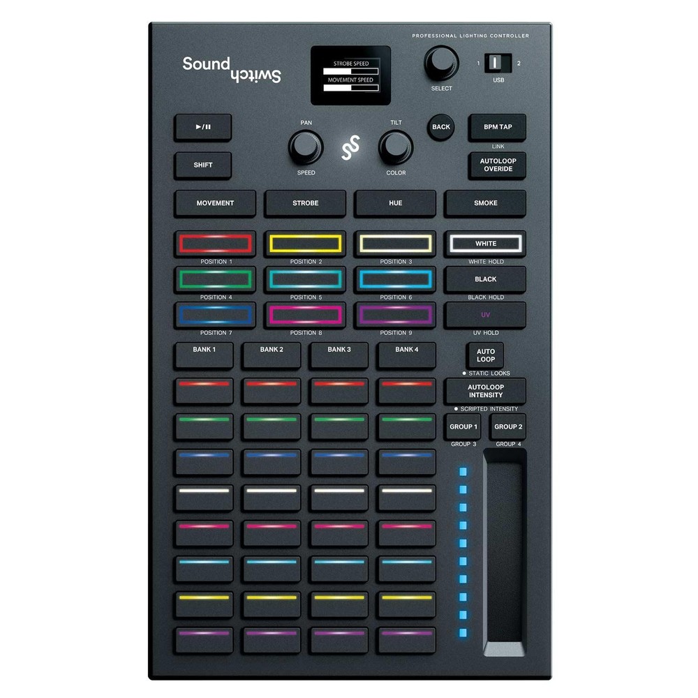 SoundSwitch Control One Professional DJ DMX Universe Lighting Controller w Case
