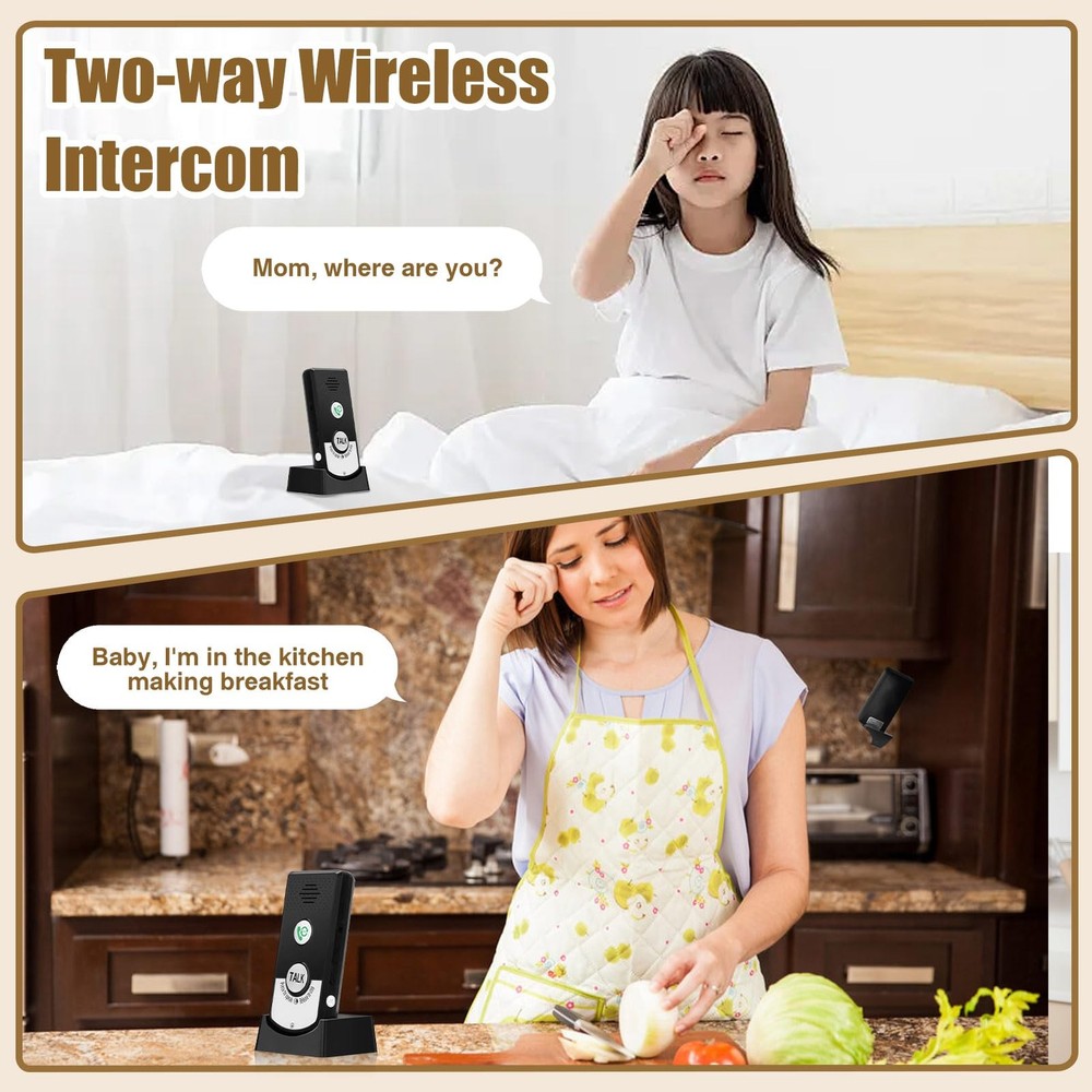 Intercom System for Home, 2 Way Voice Intercom Wireless, Home Intercom System