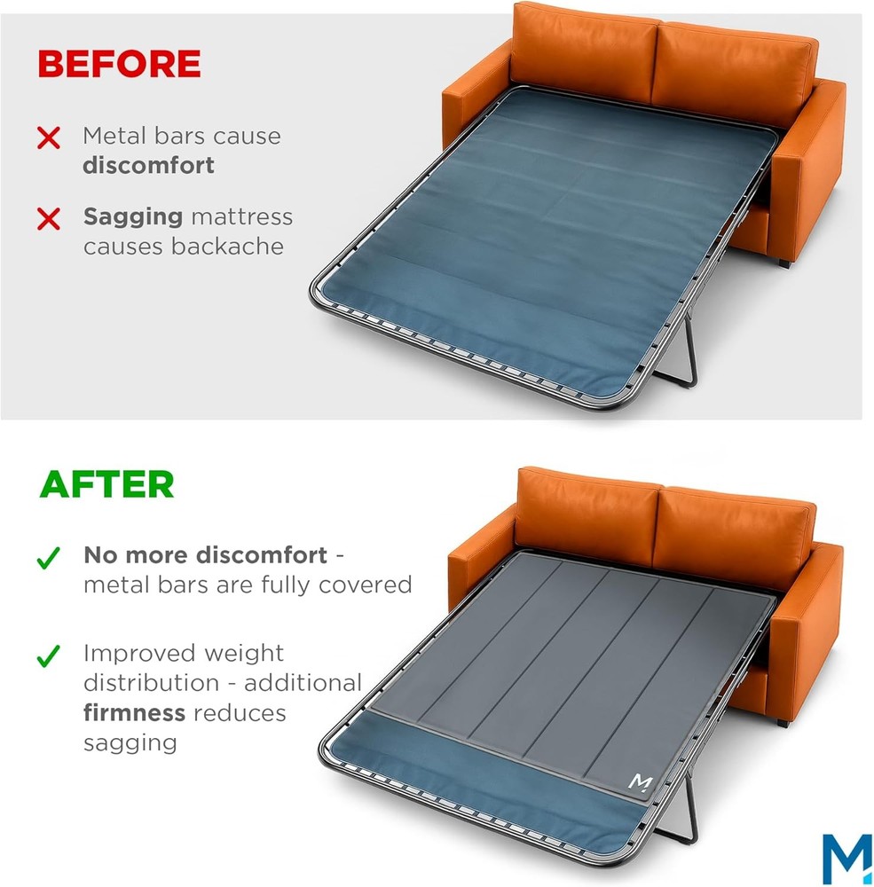 Sleeper Sofa Support Board Queen Size 60x48 Heavy Duty Wood Sofa Bed Board Pull
