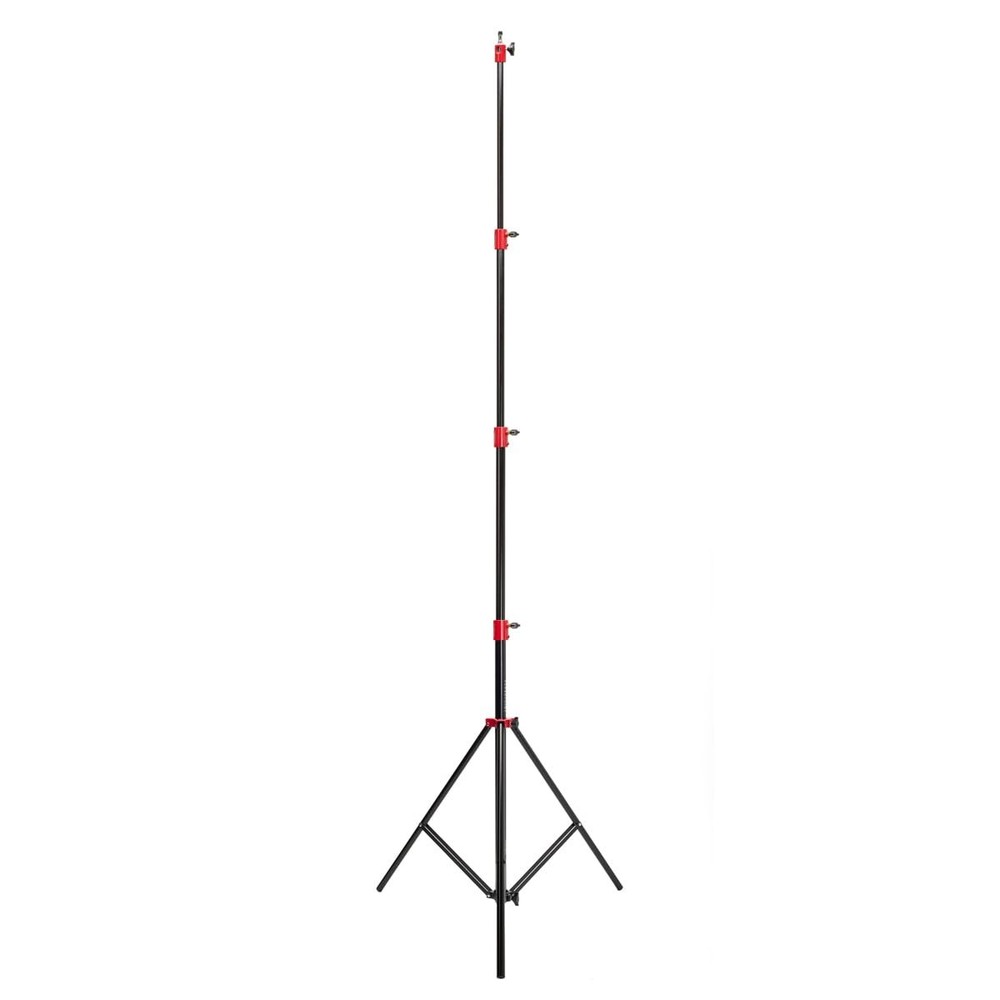 Flashpoint Pro Heavy-Duty Air-Cushioned Light Stand (Red, 13')